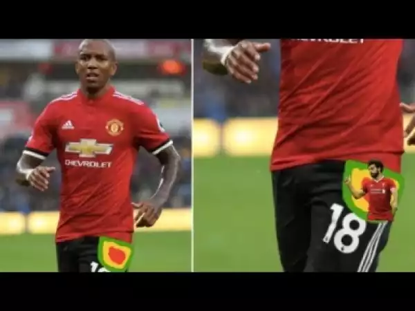 Video: Two Days After Man United Beat Liverpool, Ashley Young Is Still Taking The P*ss Out Of Salah